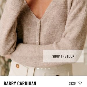 Sezane barry cardigan like new